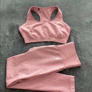 Gymshark vital seamless top and leggings